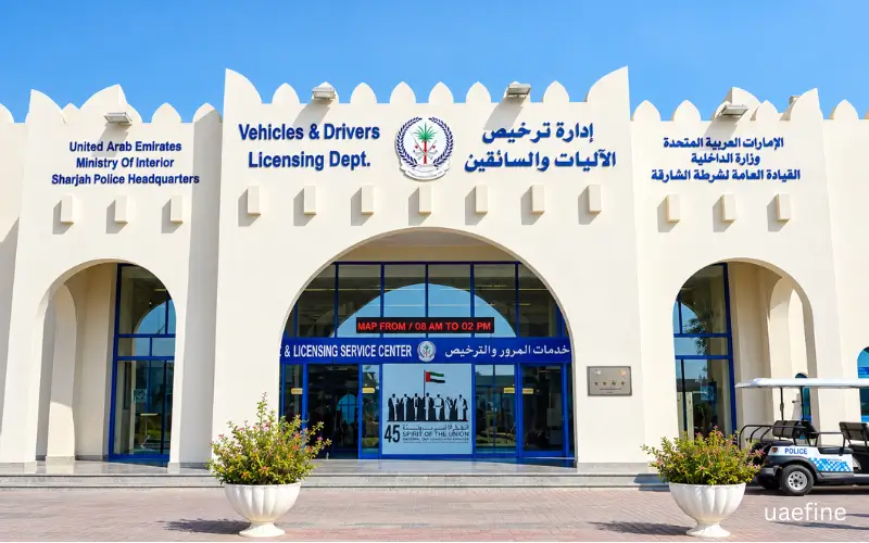 Sharjah Muroor traffic department