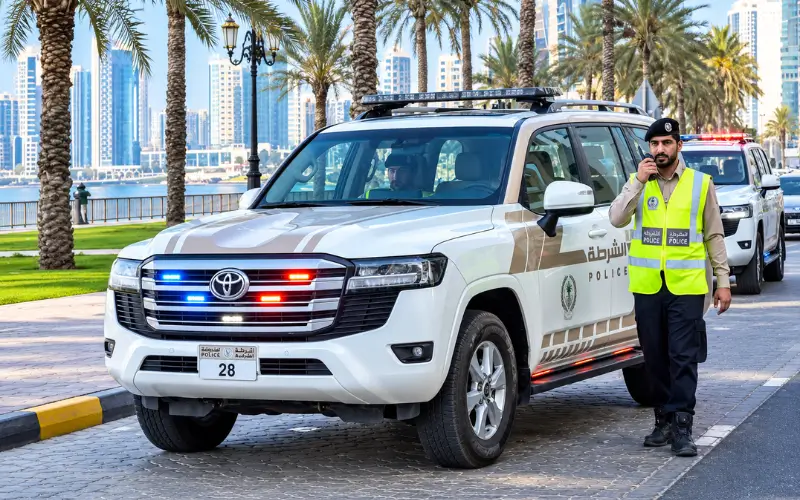 Sharjah Muroor Police officer