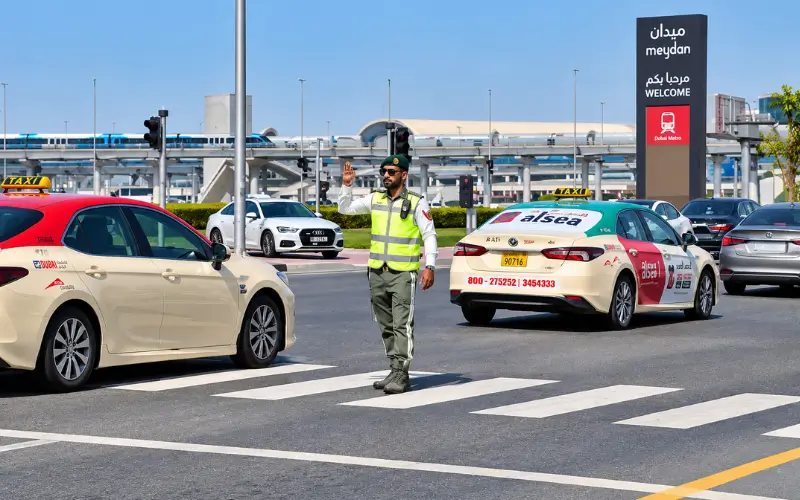 UAE traffic fine