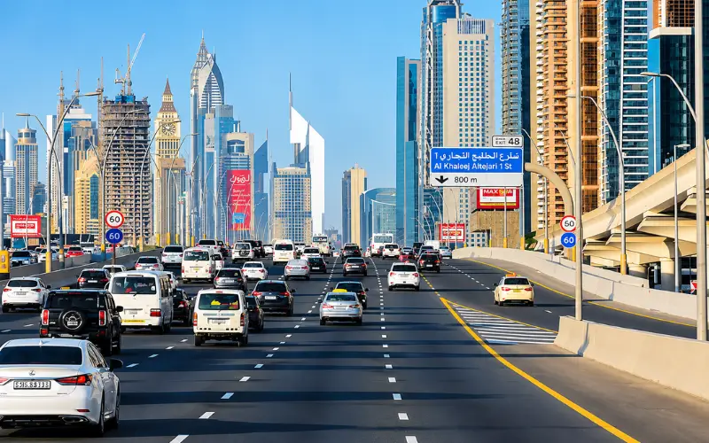 UAE traffic fines