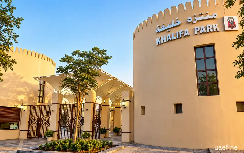 Khalifa Park in Abu Dhabi