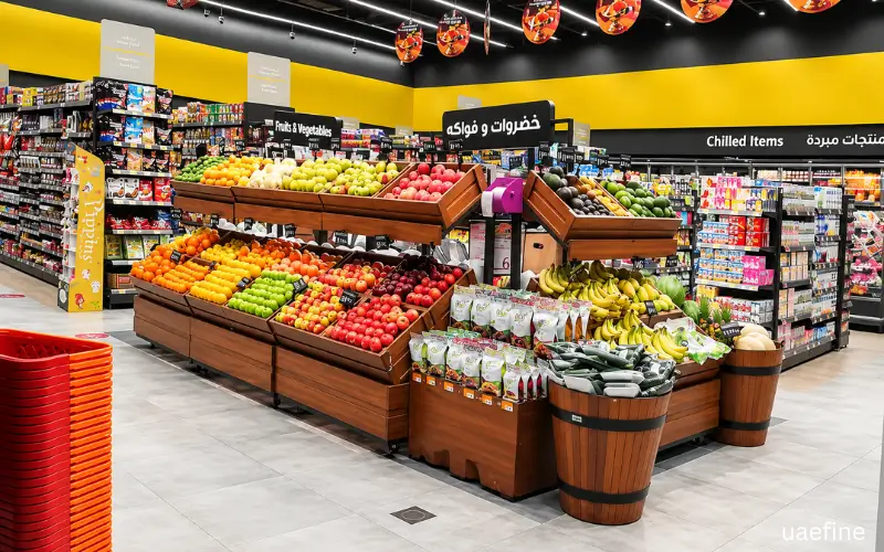 BurJuman Mall vegetable section