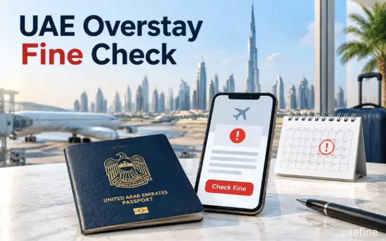 How to Check Overstay Fine in UAE | ICP, GDRFA and Payment Steps How to Check Overstay Fine in UAE