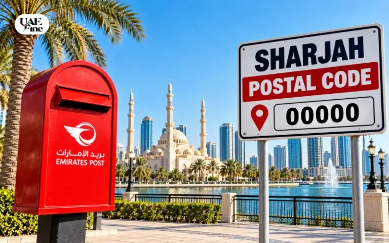 SHARJAH POSTAL CODE 00000